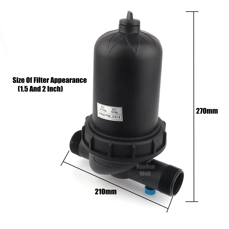 1.5 2 Cal Mesh120 typu T filtr dysku laminowane rolnictwo ogród cykliczne nawadniania Fertilizatio pompa do akwarium do uzdatniania wody