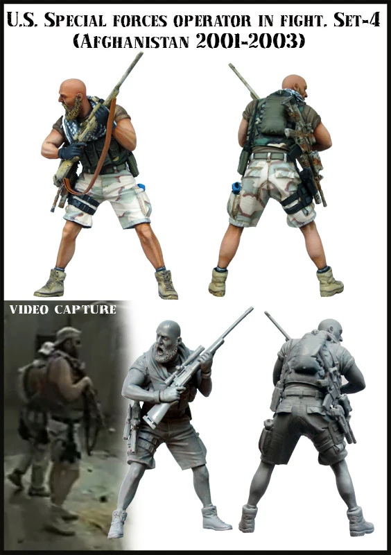 1:35 Resin kit  U.S. special forces members 2