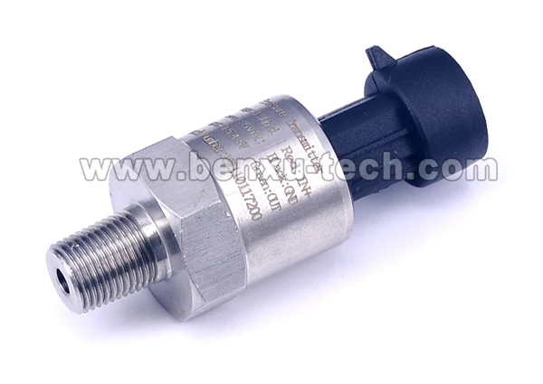 0.3m/11.8inch cable,5-3000psi/-14.5 to 30psi/10bar Import Ceramic Pressure Sensor Transmitter Transducer