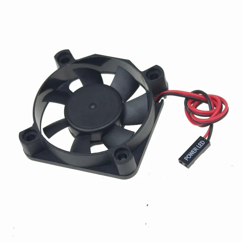 10 pcs Gdstime DC 5V 2Pin Dupont Brushless 5010s 50x50x10mm 5010 Micro Cooler Portable Axial Cooling Fan 50mm x 10mm