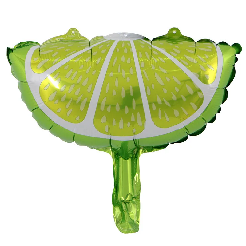 1pcs Mini burger ice cream watermelon fruit burger luminum balloons children birthday beach party wedding decor supplies balloon