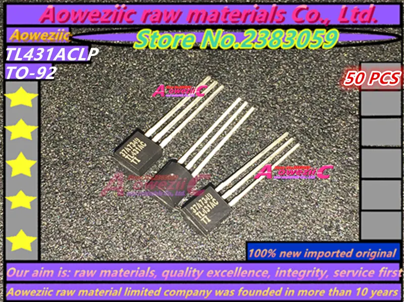 

Aoweziic 100% new imported original TL431ACLP TL431AC Z0107MA 1AA2 Z0107 TO-92 Low Power Triode