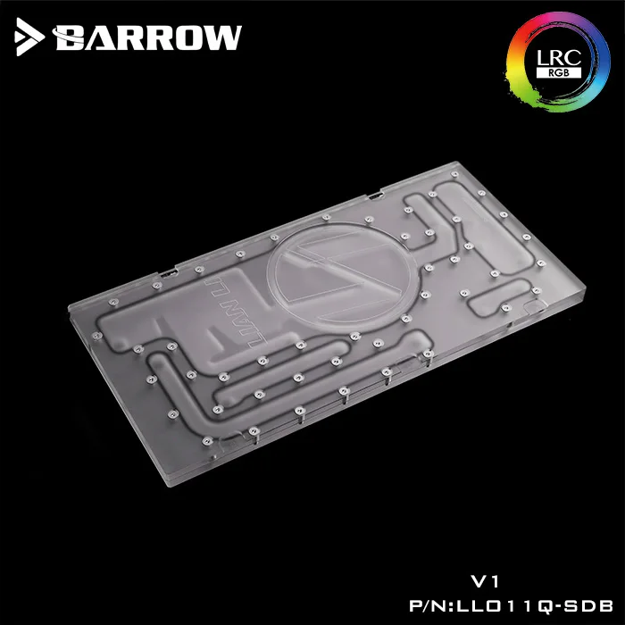 Barrow Distro Plate Water Channel use for LIAN LI O11 Dynamic Computer Case for Both CPU and GPU Block RGB 5V 3PIN Waterway