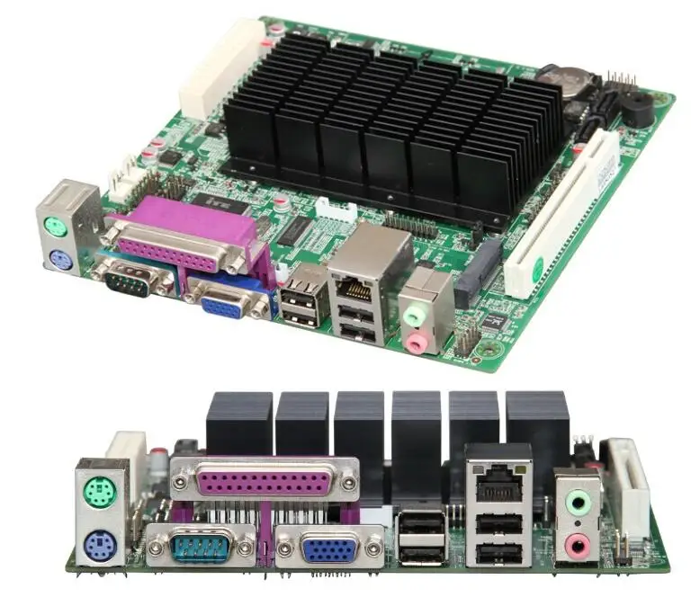 Imagem -04 - Original Fanless Mini Itx Mainboard para Intel Atom D2550 Cpu Ipc Sbc Incorporado Placa-mãe Cedarview com com Lan Lpt Lvds Novo