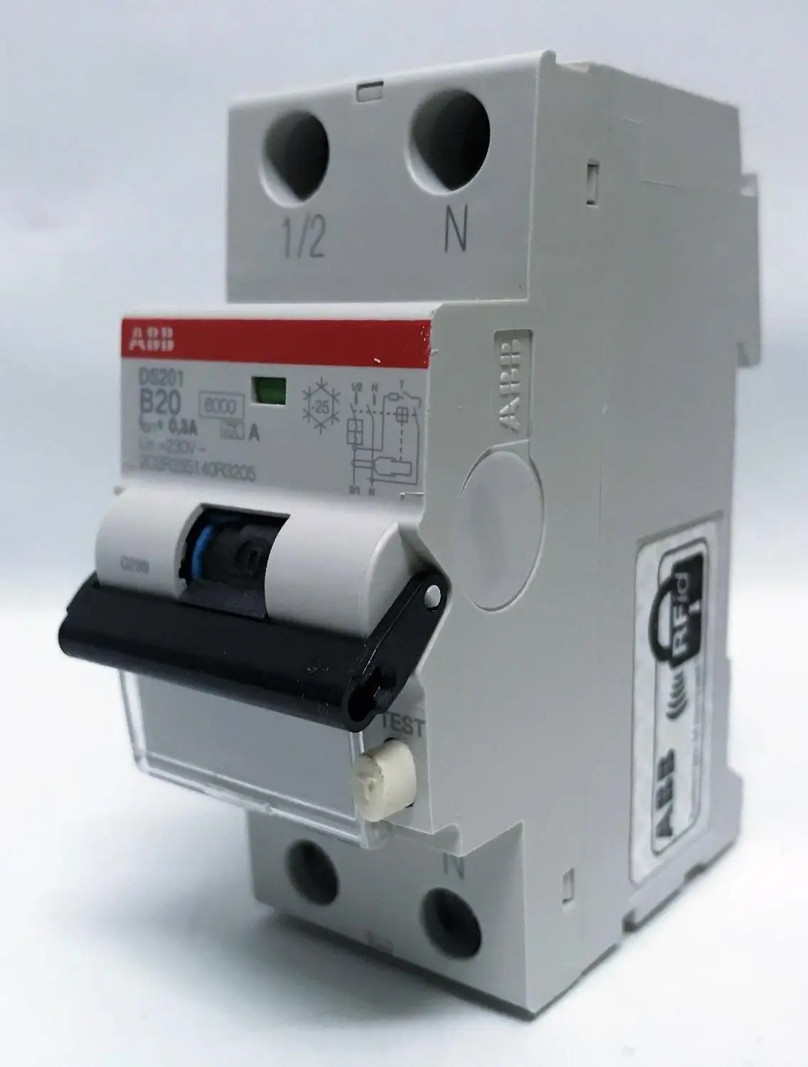 

ABB residual current operated circuit breaker, DS201B20A300 / DS201C20A300 original authentic 1 piece