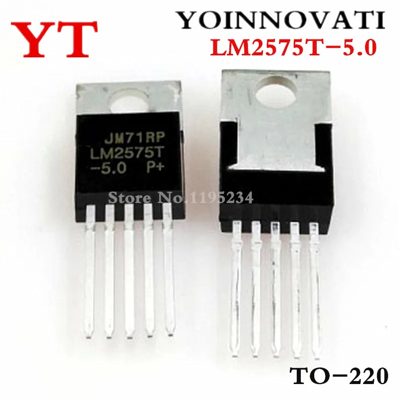 100 PCS LM2575T-5.0 LM2575T LM2575 Voltage Regulator TO-220 Best quality