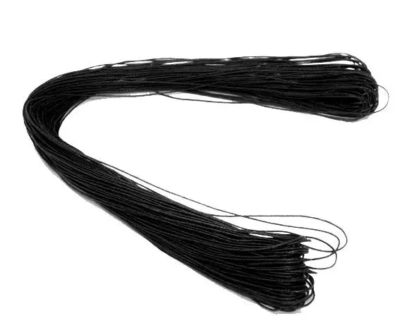 

DoreenBeads 80M Wholesale Black Waxed Cotton Necklace Cord 1mm