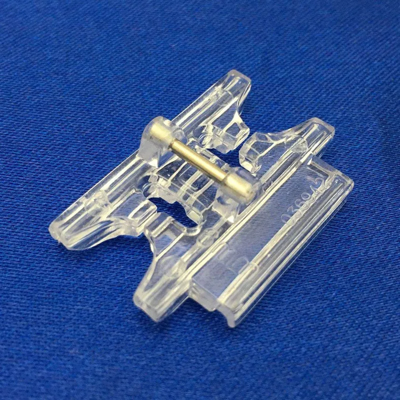 6MM Clear Snap On Presser Foot #93-036942-91 Pintuck Foot With Decorative Stitch Guide For Pfaff Sewing Machine Accessories