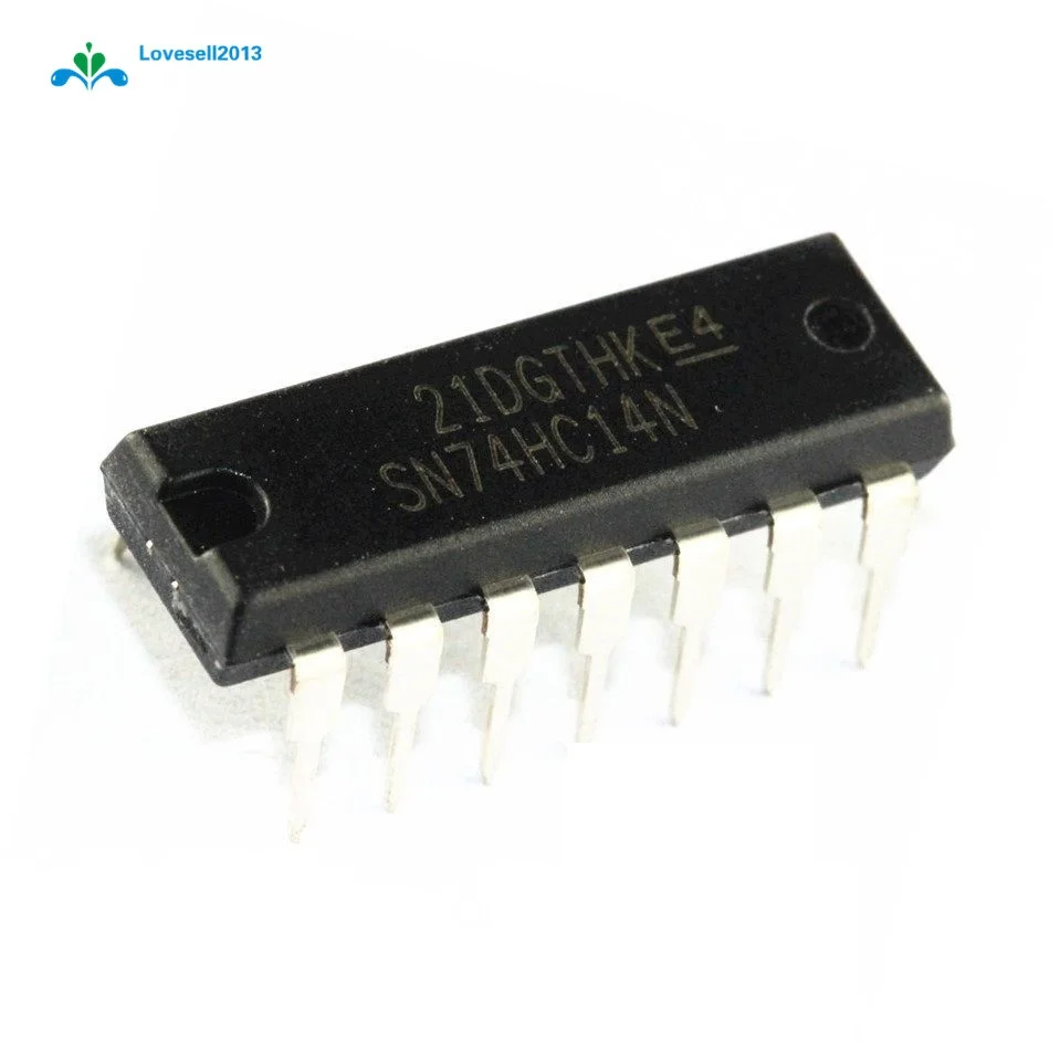 5 PCS IC SN74HC14N 74HC14 HEX SCHMITT-TRIG INV 14-DIP NEW