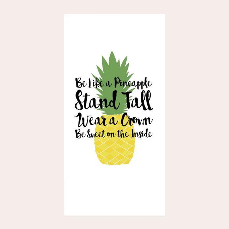 Funny Novelty Pineapple Towel Stylish Be Like A Pineapple Quote Microfiber Bath Beach Towel Set Sauna Sport Bathroom Towels 140