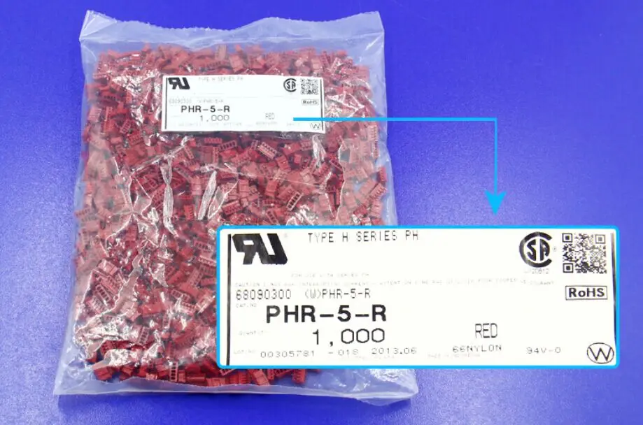 PHR-5-R Red color HOUSING Connectors terminals housings 100% new and original parts