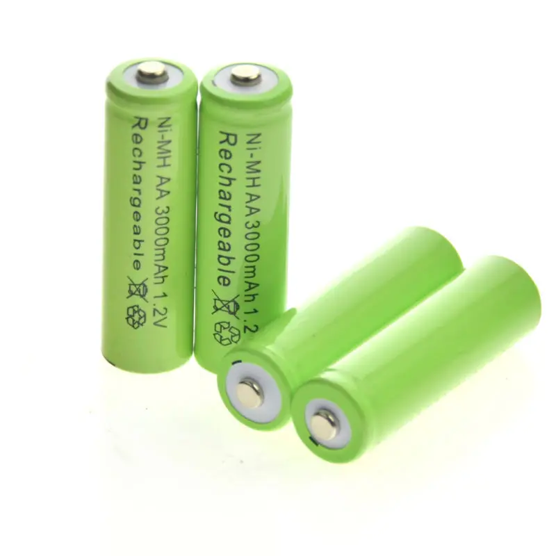 1-20 sztuk 1.2v AA bateria 3000mAh 1.2V Ni-MH AA akumulatory 2A Batteria do ogrodu lampa słoneczna zabawka ze światłem LED Mp3 komórki