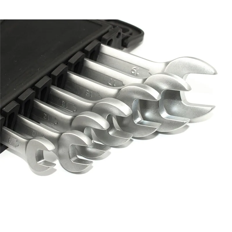 7 cái Chìa Khóa Ratchet Combination Wrench Thiết Lập Để Sửa Chữa Ô Tô Sửa Chữa Hand Tool Một Thiết Lập CÁC Phím 8,10, 12,13, 15,17, 19 D6102