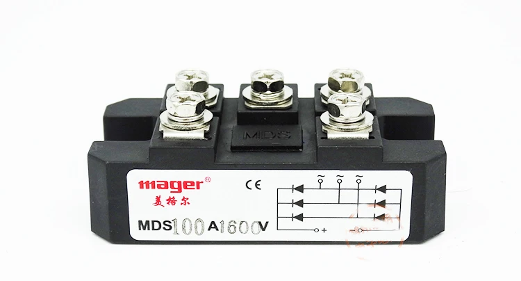 Mager MDS-100A three phase rectifier bridge module 1600V 100A