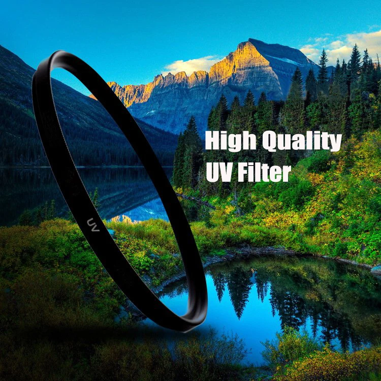 מסנן UV פילטר פילטר 49mm 52mm 55mm 58mm 62mm 67mm 72mm 77mm 82mm הגנה סיטונאית עבור מצלמות DSLR של Canon Nikon Sony