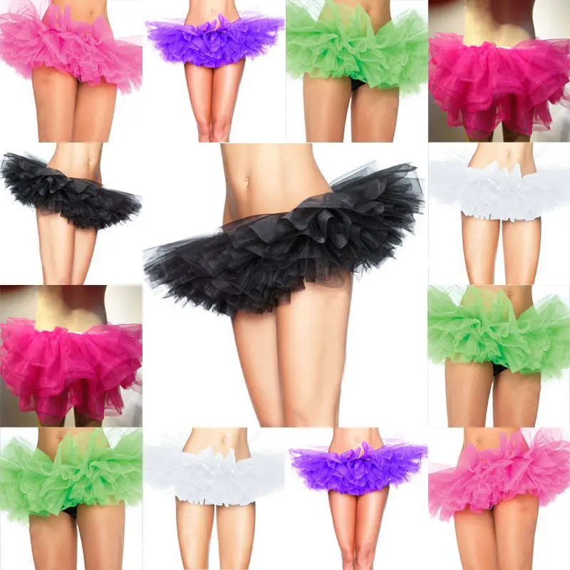 

9 Color Organza Tutu Skirt Sexy Corset Costume Petticoat Halloween Party Women Corsets Tulle Skirt Adult Petticoat Lolita Skirts