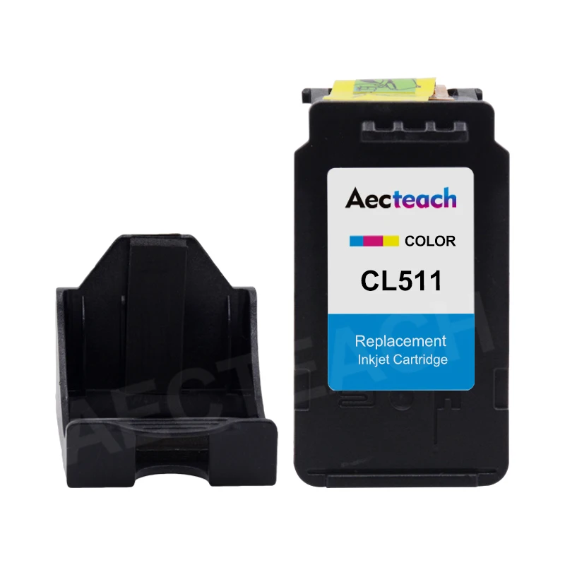 Aecteach Refill Ink Cartridge for Canon PG 510 CL 511 PG510 CL511 PG-510 PIXMA IP2700 MP230 MP240 MP250 MP260 MP270 Printer