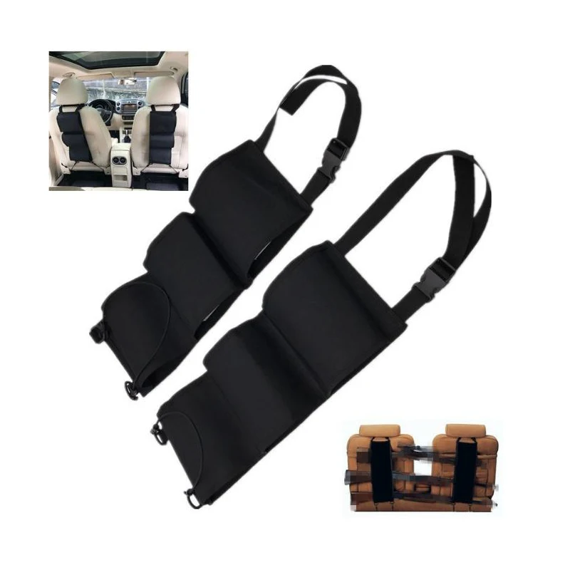 

Gun Holsters Front Seat Gun Case Bag Car Seat Back Gun Rack Belt Storage Outdoor Hunting Rifle Safe Tactical Car Gun Holster