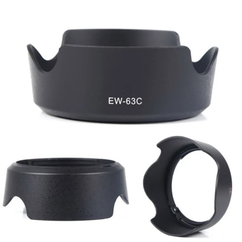 ใหม่เลนส์กล้องถ่ายรูป Hood 10Pcs EW-63C EW63C สำหรับ Canon EF-S 18-55มม.F/3.5-5.6 IS STM Gratis Ongkir