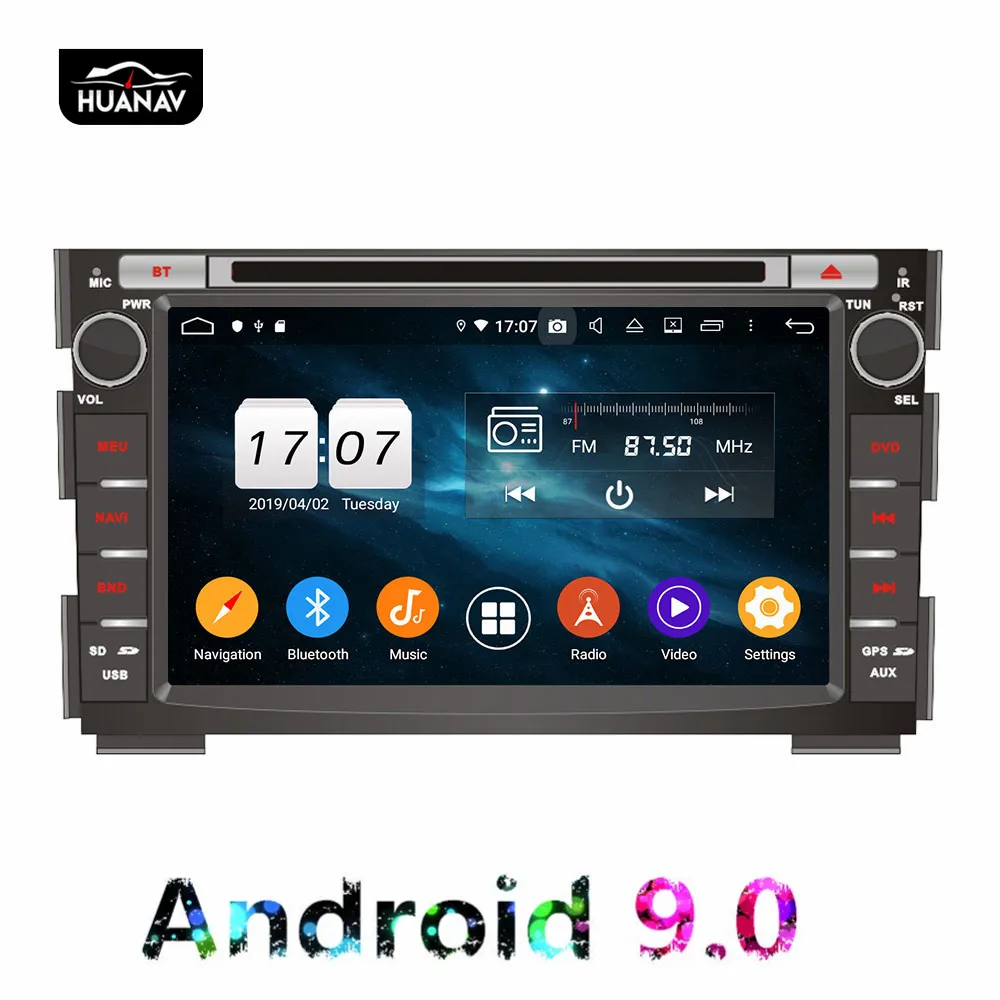 DSP Android 9.0 Car DVD player GPS navigation for Kia Ceed 2010-2012 KIA Venga 2010-2016 auto radio stereo palyer head unit tape