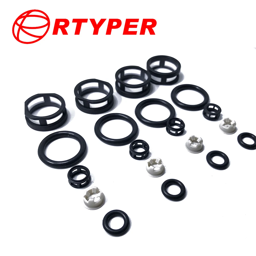 16600-53J01 A46-00  FJ285 JECS Fuel Injector Repair Kits Filters Seals O-Rings Pintle Caps For Nissan Sentra SR20DE Nissan 200SX