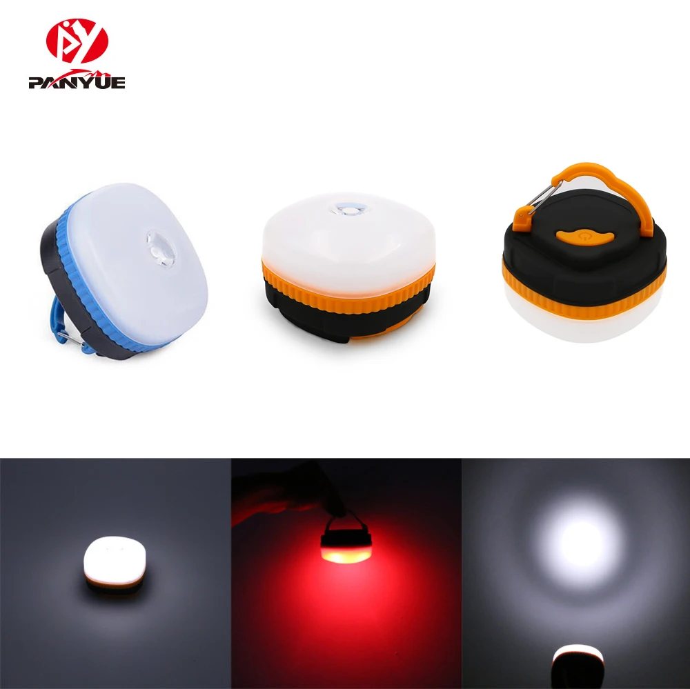 

PANYUE Super bright waterproof portable camping lantern night light 3w 4 modes LED camping light outdoor emergency lamp