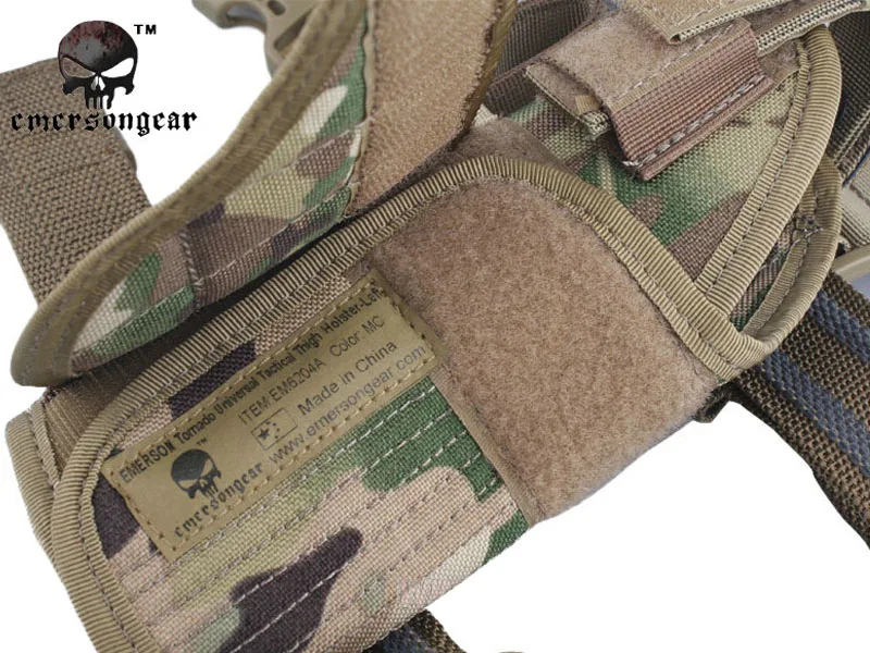 Imagem -05 - Emersongear-universal Tactical Coxa Coldre Pistola Suporte para Todos Pistola Multicam Em6204