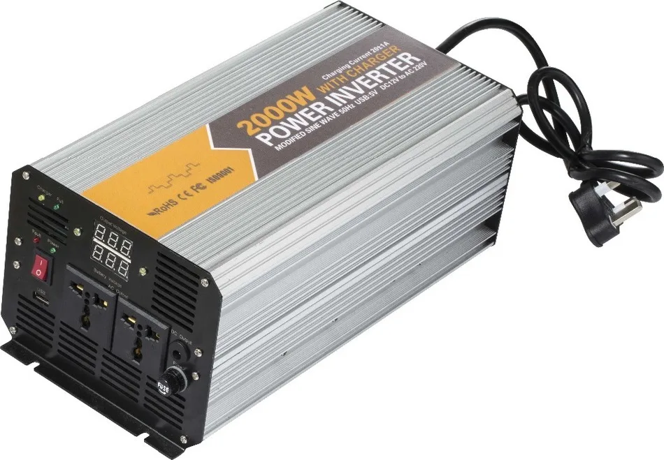 MKM2000-121G-C off grid 2000watt homage ups 2kva inverter 12vdc to 110vac powerstar inverter mini inverter with charger