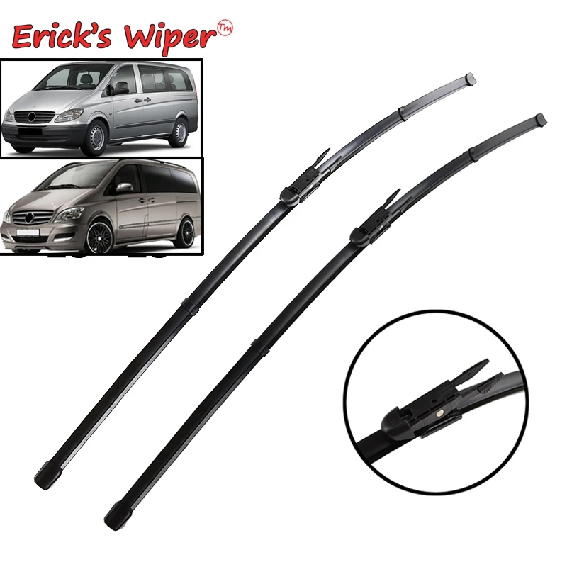 Erick\'s Wiper LHD Front Wiper Blades For Mercedes Benz Vito Viano W639 2006 - 2014 Windshield Windscreen Window Brushes 28\