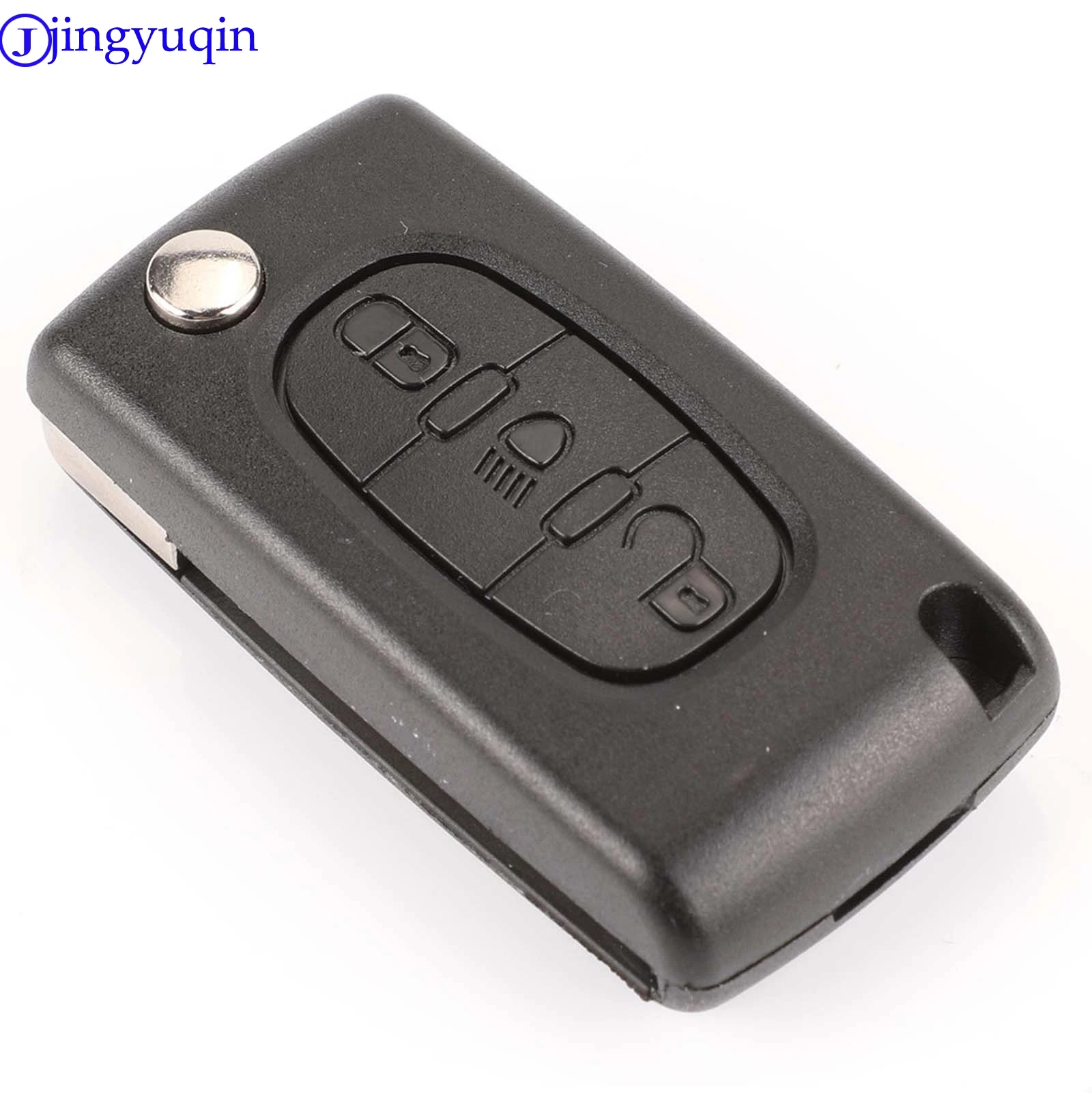 jingyuqin Ce0523 Ce0536 ASK/FSK 433Mhz ID46 For Peugeot 407 307 308 607  For Citroen C2 C3 C4 C5 C6 C8 Car Key VA2/HU83 Blade