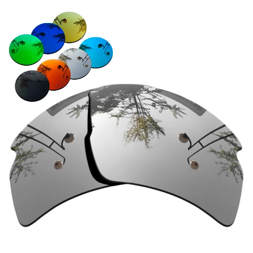 

100% Precisely Cut Polarized Replacement Lenses for Flak 2.0 XL Sunglasses Chrome Mirrored Coating Color- Choices