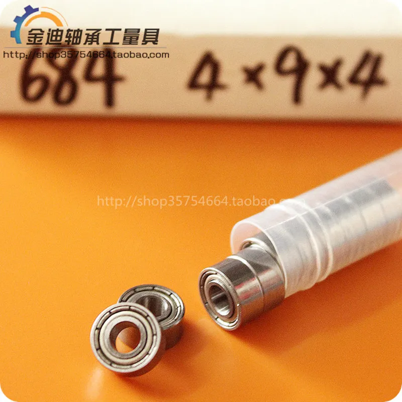 

[CM684ZZ-P0]Free Shipping 10pcs Gcr15 chrome steel ABEC-3 mini-sized ball bearing 684-Z 684ZZ bearing 4mm*9mm*4mm