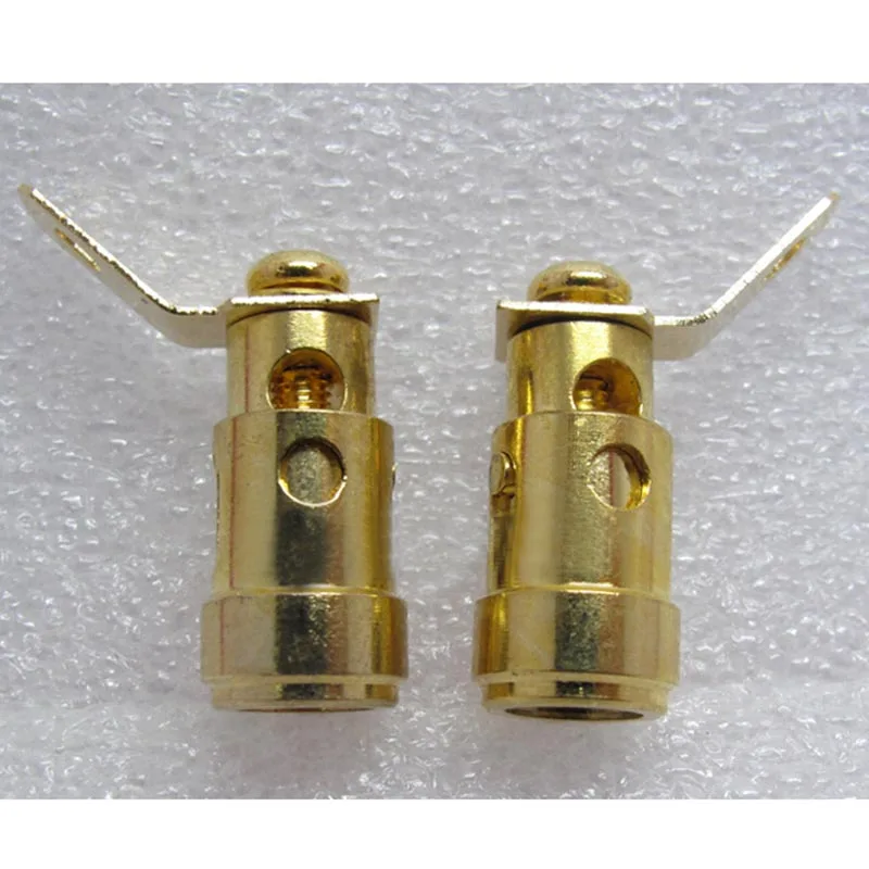 4pcs Self-locking Quick Connectors Gold-plated Copper High Quality Banana Connector New