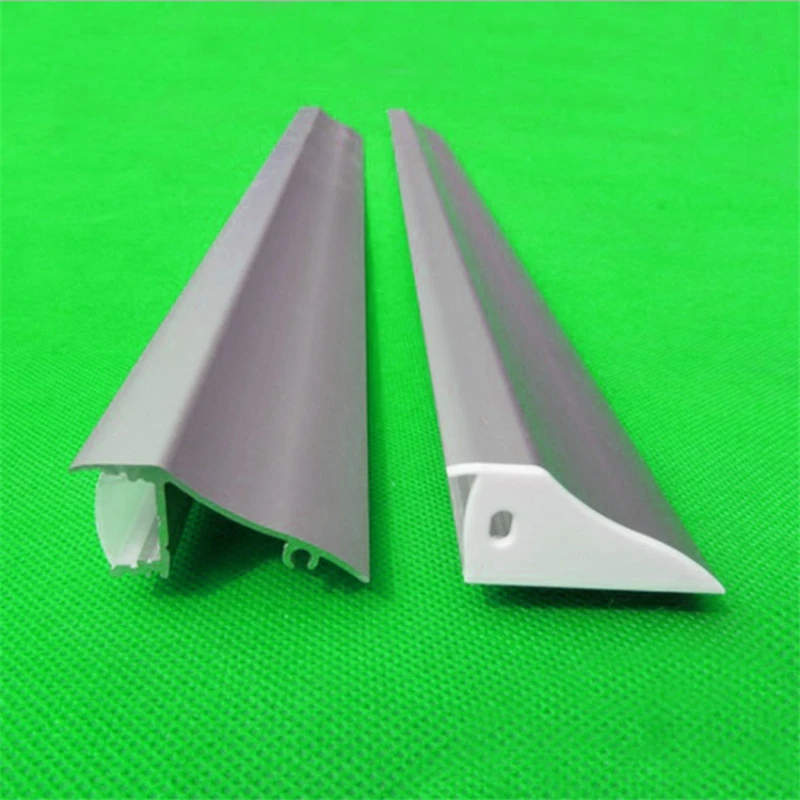 10-30pcs/lot 80inch 2m  side lighting aluminum profile ,milky/transparent cover wall mounted light down channel for 12mm pcb