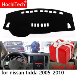 For Nissan Tiida C11 2007- 2011 Right and Left Hand Drive Car Dashboard Covers Mat Shade Cushion Pad Carpets Accessories