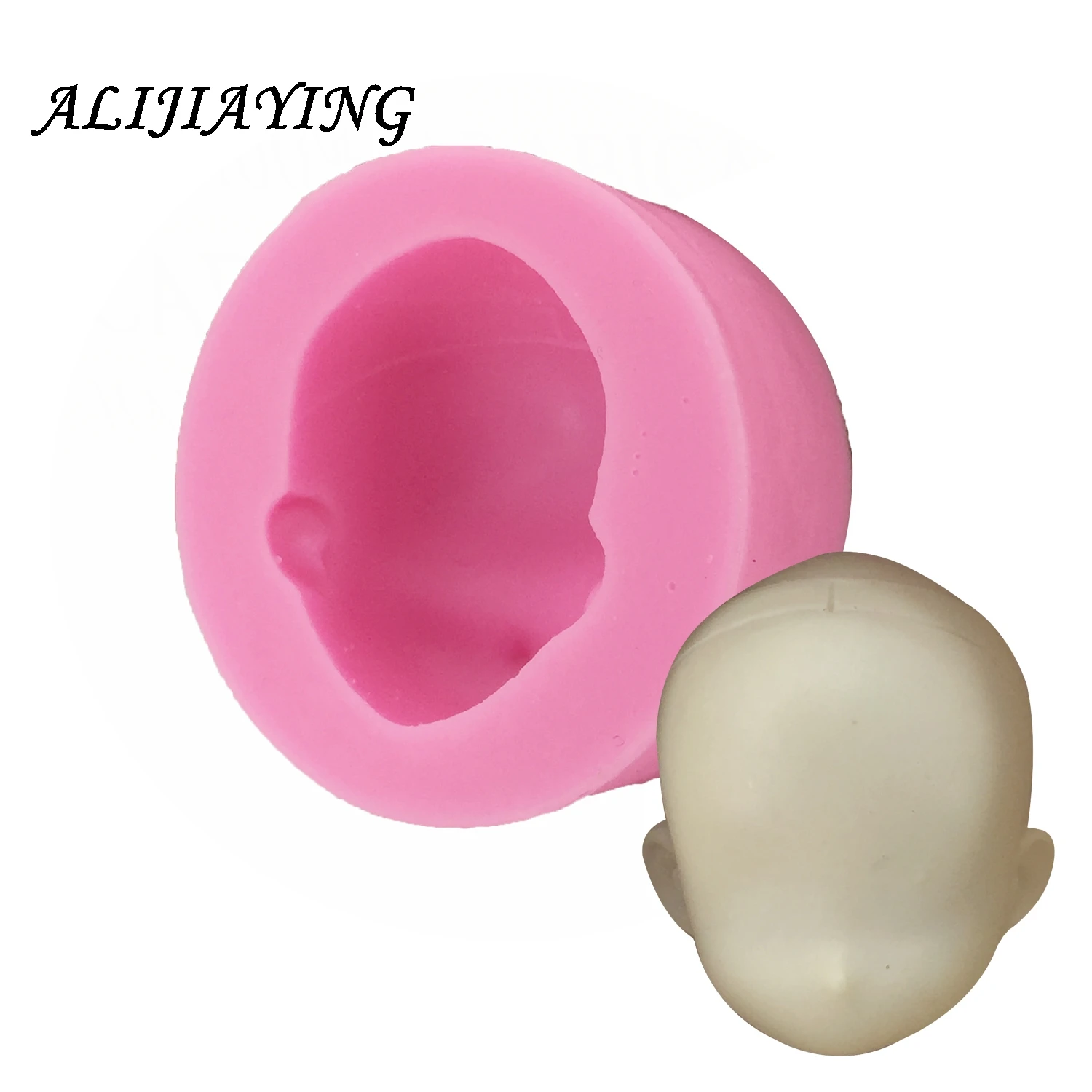Baby Face Shape girl face cooking tools wedding decoration Silicone Mold DIY head Fondant Sugar Craft baking tools D0922