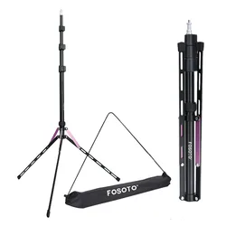 Fosoto FT-190 Purple Tripod Light Stand 1/4 Screw Head Softbox For Photo Studio Photographic Lighting Flash Umbrella Reflector