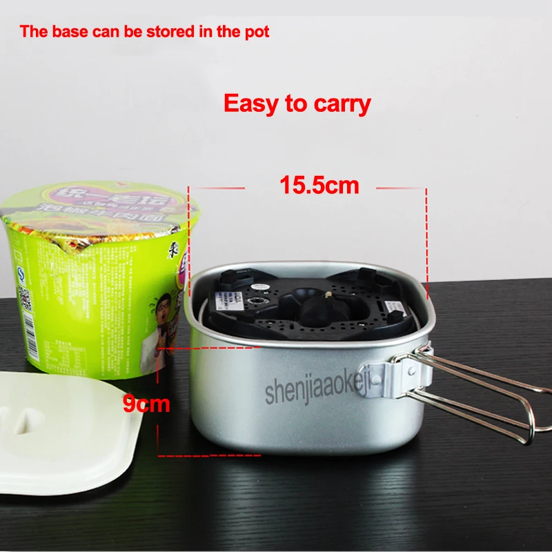 

350w Dual Voltage Portable Mini cooker Dormitory boiled noodles boiled porridge Rice Cooking Machine Electric hot pot 220v