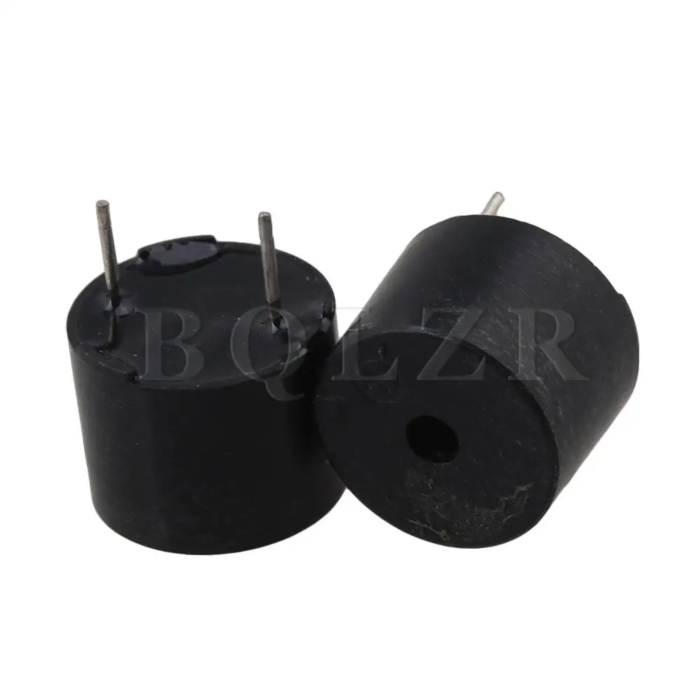 BQLZR Black 3V Electromagnetic Type Piezo Buzzer Continuous Sound Pack of 20