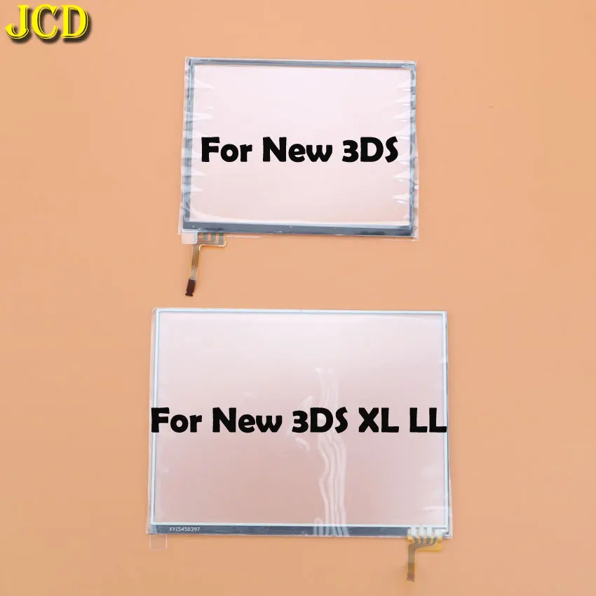 JCD 1 шт. панель сенсорного экрана дисплей дигитайзер стекло для нового 3DS XL LL консоль игровой сенсорный экран Замена