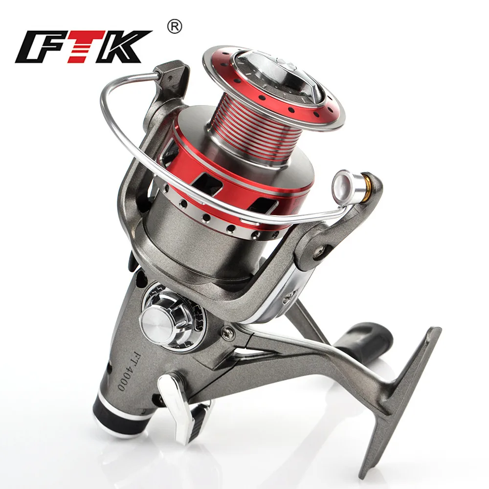 FTK Spinning Reel 5+1BB 4.6/5.0:1 2000-6000 Body Saltewater Carp Fishing Reel