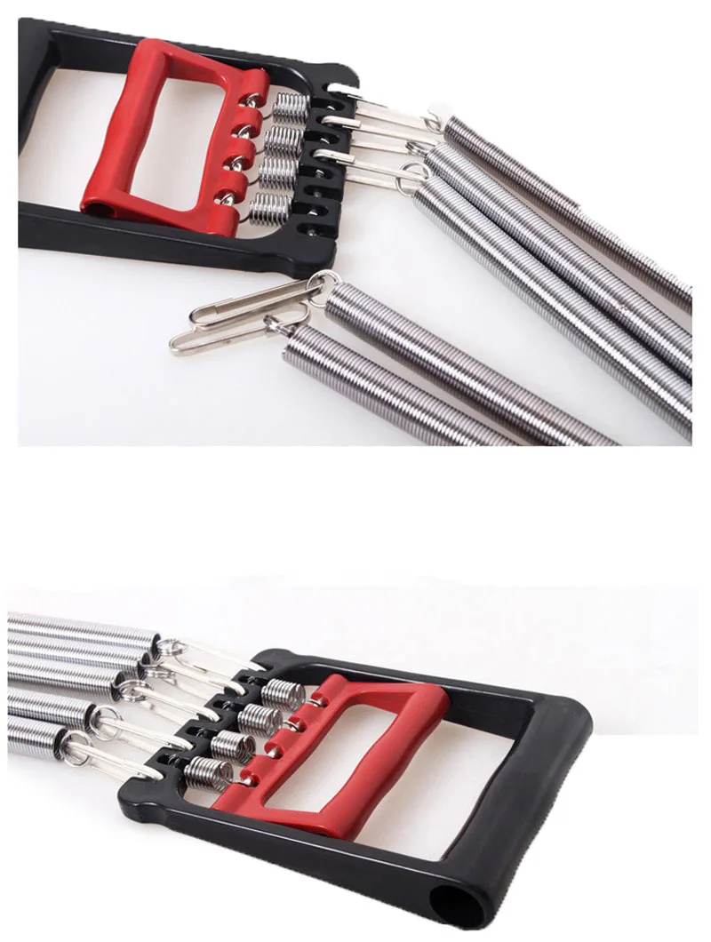 Multifunction Steel Hand Gripper Chest Developer Fitness Gym Muscle Pulling Exercise Workout 5 Spring Expander