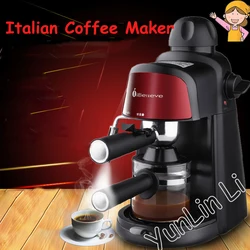 Italian Coffee Machine Semi-automatic 5bar Coffee Maker Pump Pressure Household Commercial Milk Foam Machine