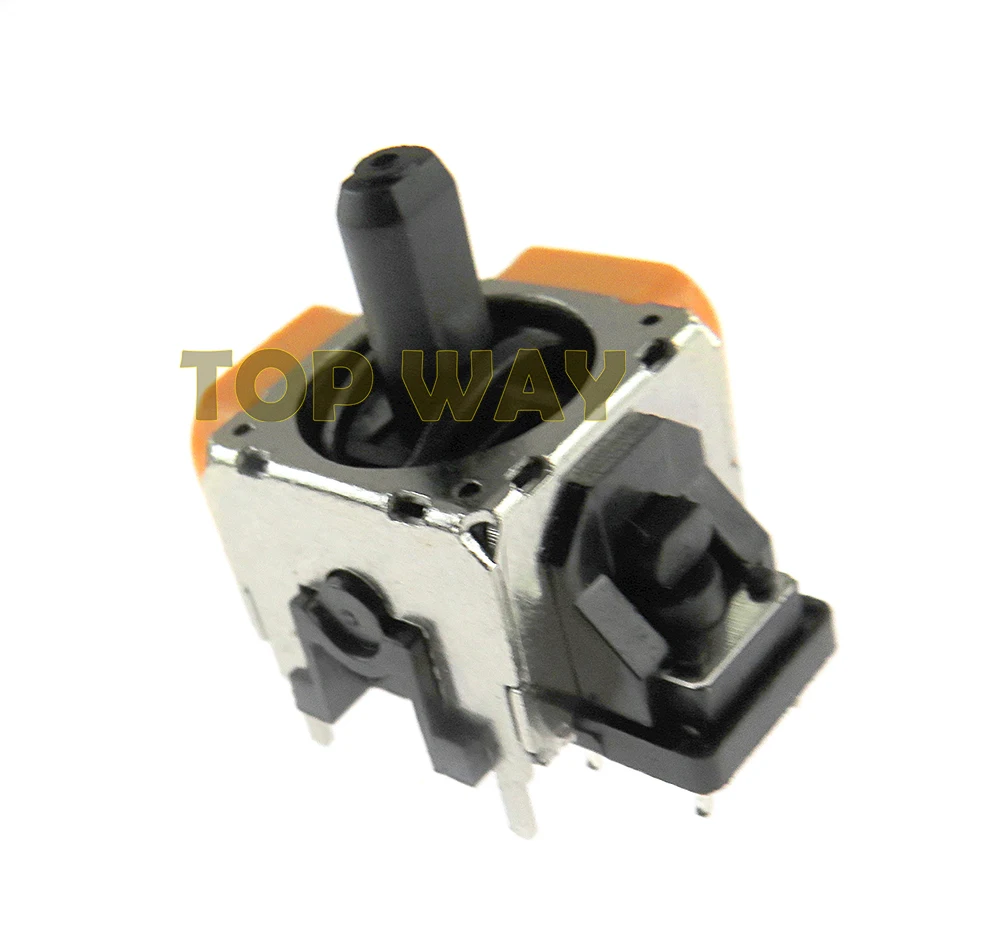 Reemplazo de Joystick analógico basculante 3D Original, 2 uds., amarillo, para PlayStation 4, PS4, controlador inalámbrico Con