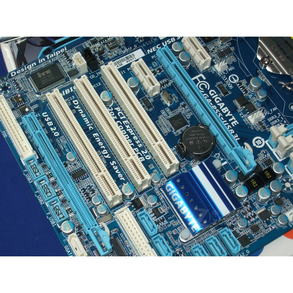 Imagem -03 - Motherboard Sata ii Desktop Mainboard Placas Usadas Intel Ddr3 Lga 1156 Gigabyte-ga-p55-usb3l