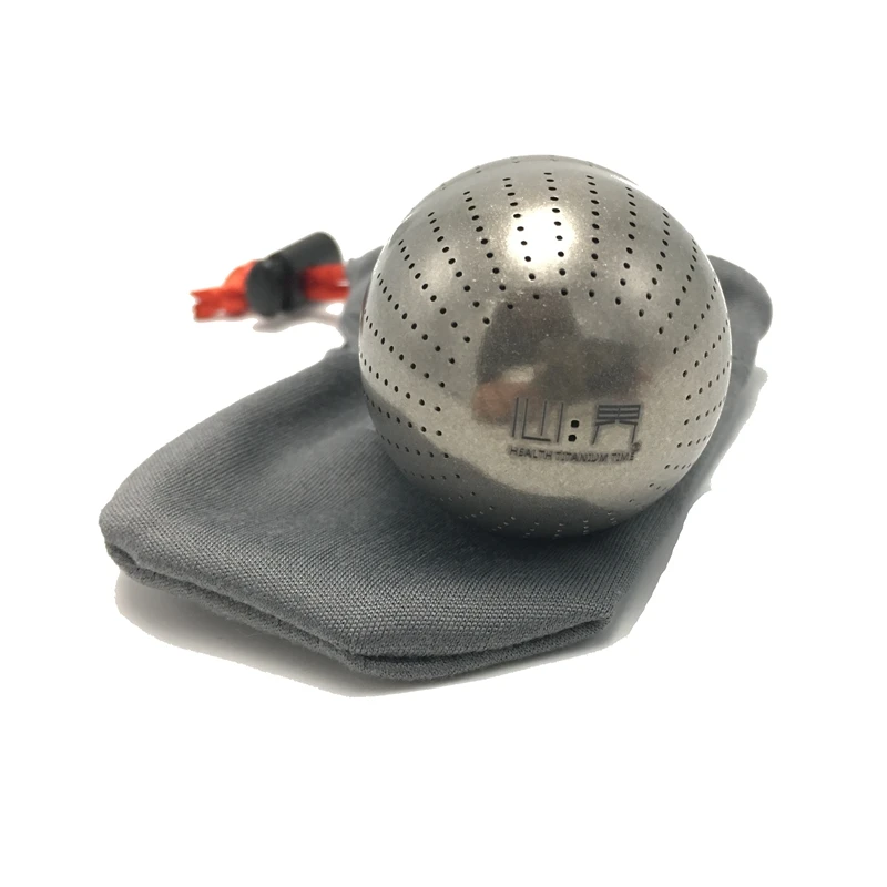 Keith Pure Titanium Creative Egg Shape Tea Strainer Scented Filter Hold Fitting Built In Teacup Mi3920
