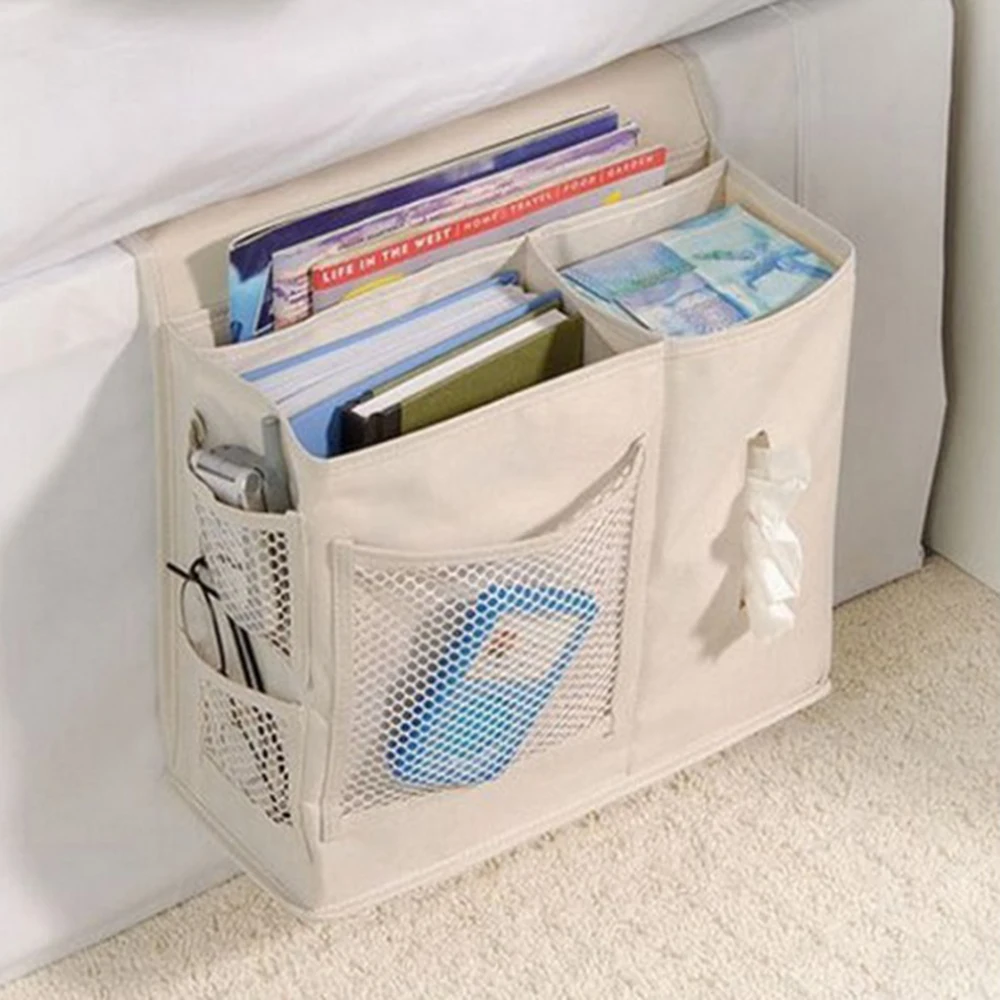 

Multifunctional bedside hanging storage bag Hang Sundries ,Magazines, remote control,books, phone,Tissue Holder Organizer