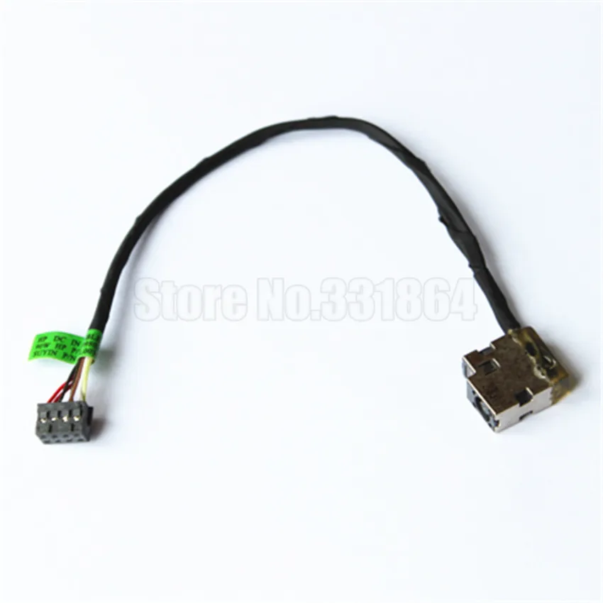 AC DC Jack Power with Cable Harness for HP Pavilion 15 15-E041 E026 E207 E208 E209 E008AX 15-E029TX E028TX TPN-Q121 -Q118