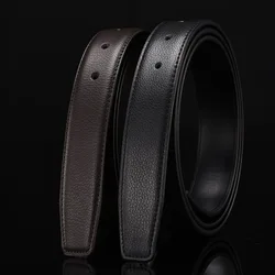 Male Automatic Buckle Belts No Buckle Belt Men Fashion Casual High Quality Belt Male Genuine Leather Luxury Brand Waistband