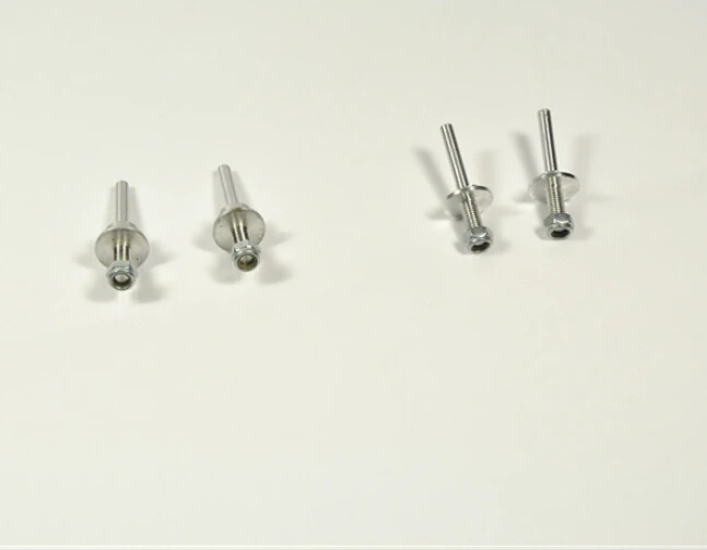 1 set of Airplane Wheel Accessories Axles Wheel Adapter Tapping hexagonal nut M5 Hole Size 4*L40.5MM L46mm